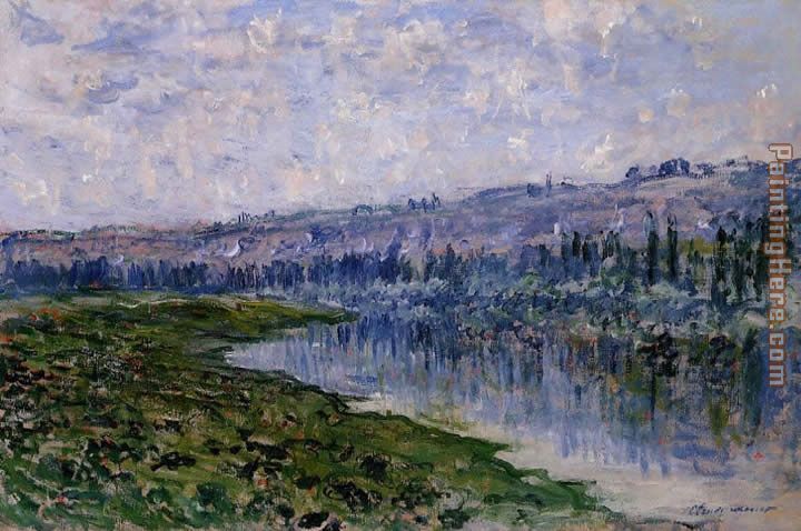 Claude Monet The Seine and the Chaantemesle Hills